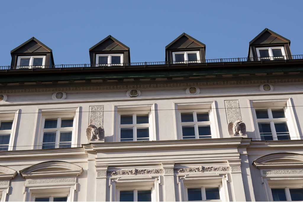 Historisches Gebäude renoviert von Malereibetrieb Schume aus München im Glockenbachviertel