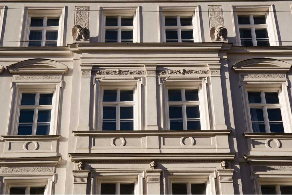 Historisches Gebäude renoviert von Malerbetrieb Schume aus München im Glockenbachviertel